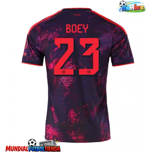 Camiseta Bayern Munich Sacha Boey #23 Tercera Equipación Replica 2026-27 mangas cortas